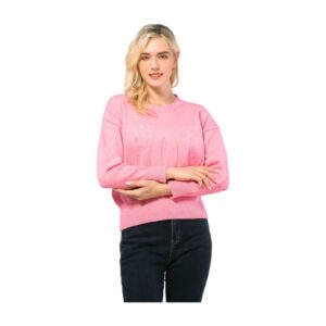 Custom Women's Polyster Breathable Printing Knitted Sweater