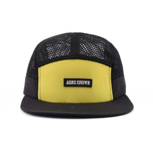 Пользовательские сетки пять панель шляпа с резиновой патч SFA-210322-3