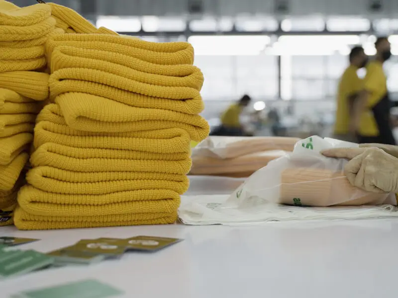 custom beanie inspection & Packaging