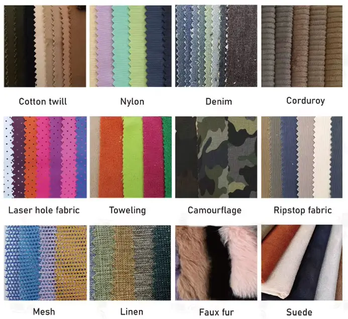 fabrics for custom trucker hats