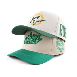 Wholesale Cotton Fully Customized 5 Panel Embroidered Baseball Hat