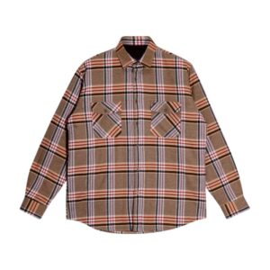 Quality Men's Cotton Flannel Plus Size Plaid Check Shirt